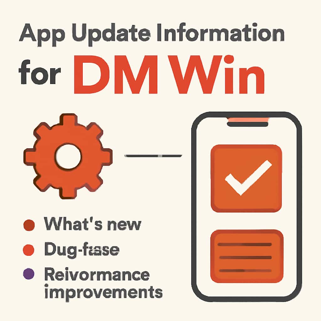 Diagram illustrating DM Win update process.