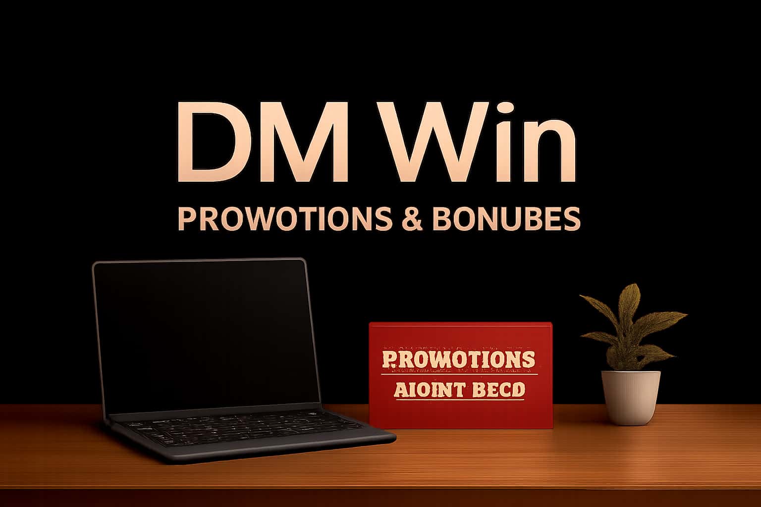An informative illustration about DM Win Promotions & Bonuses featuring elements related to user engagement.