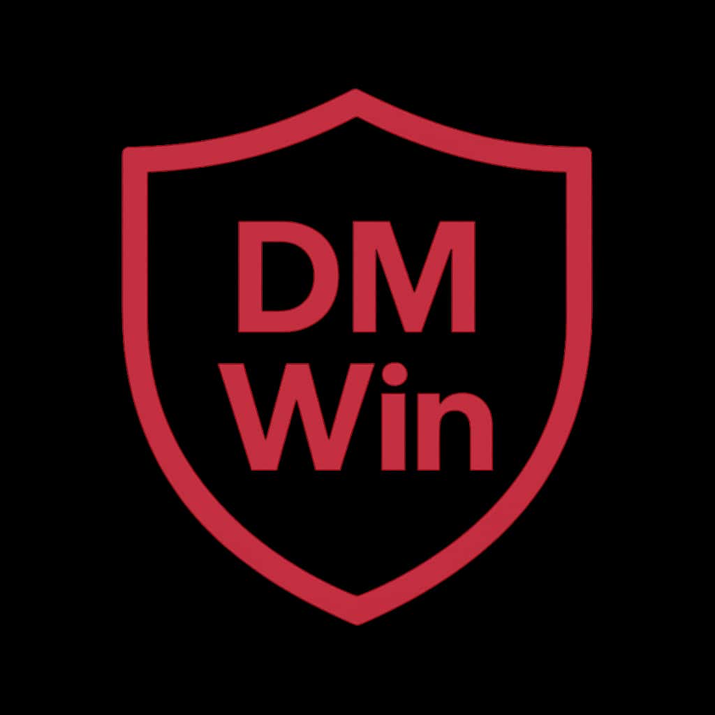 An icon symbolizing account security for DM Win.